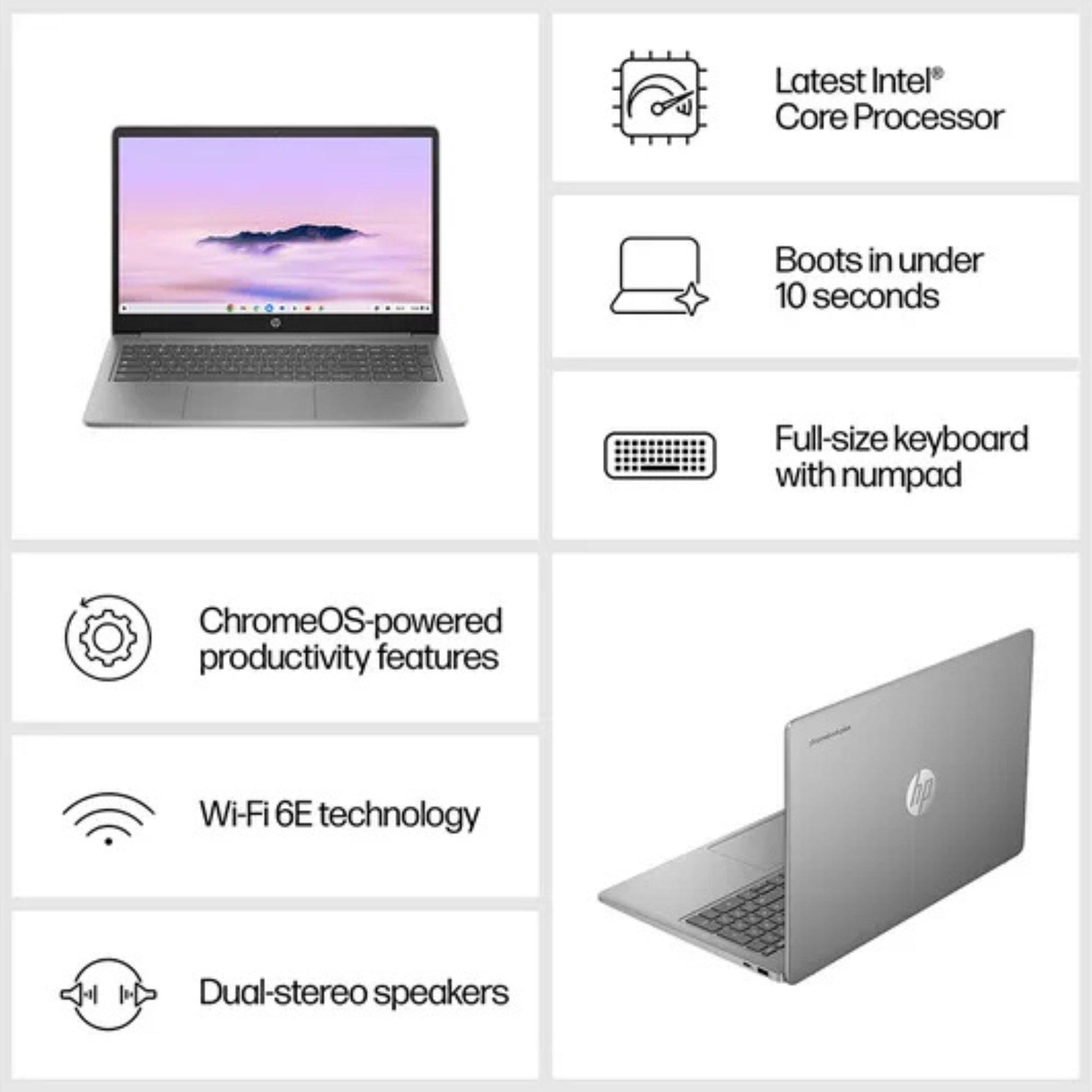 HP Chromebook Plus 15.6