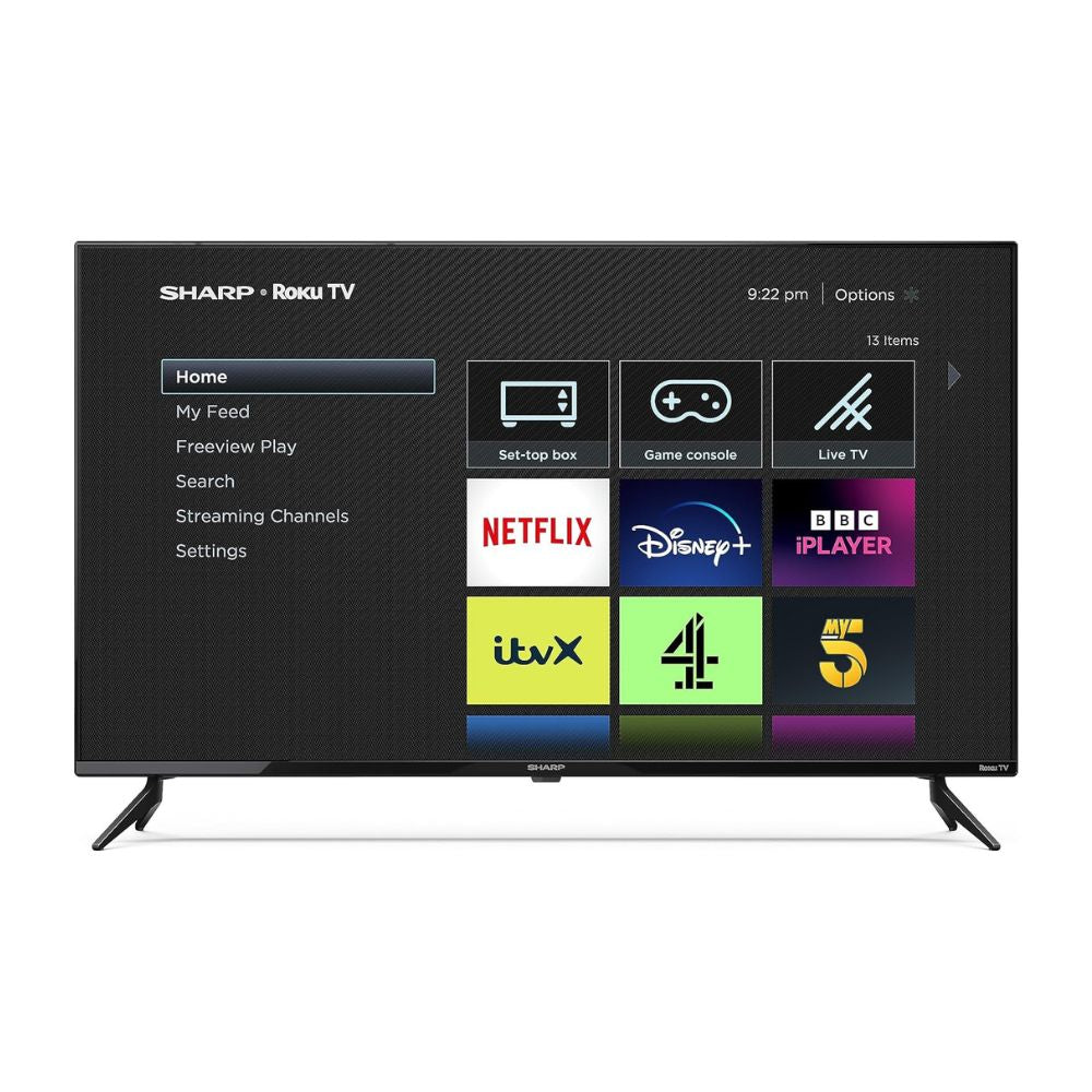 Sharp 40" Smart Full HD Frameless TV with Roku 2T-C40FD7KF1FB