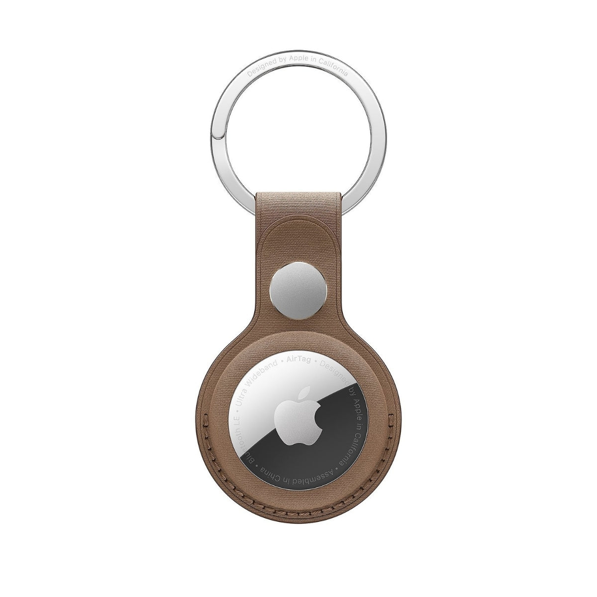Apple AirTag FineWoven Key Ring - Taupe