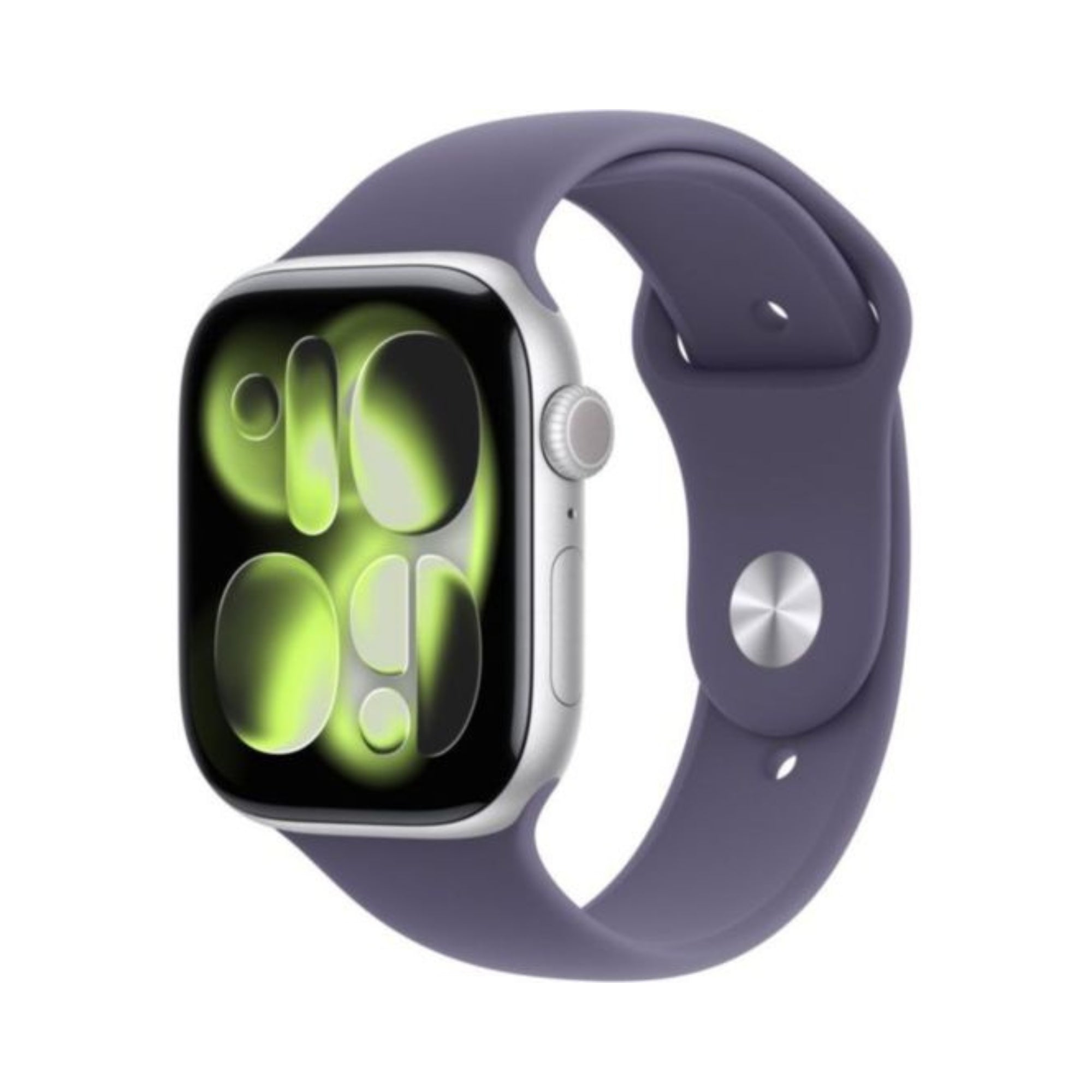 Apple Watch Series 11 Cellular 46mm Silver Aluminium Case Purple Fog Sport Band (M/L) MFCR4MP/A