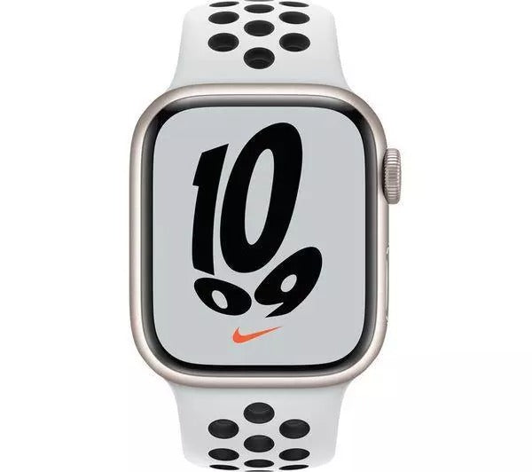Apple Watch Nike Series 7 GPS 41mm Starlight Case Nike Sport Band MKN33B/A