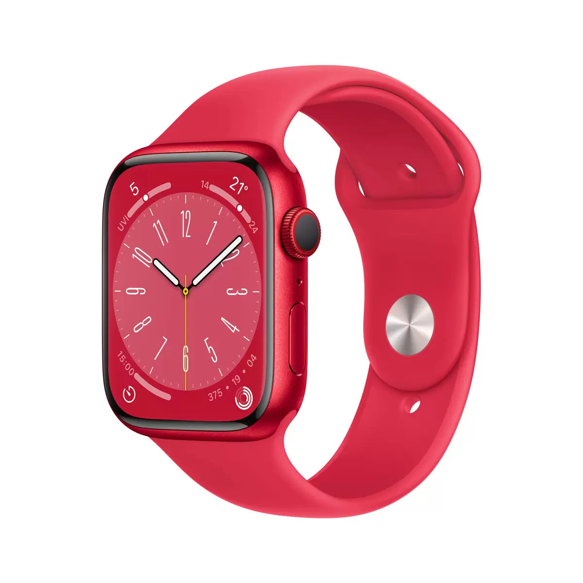Apple Watch Series 8 GPS 45mm Red Sport Band MNP43B/A