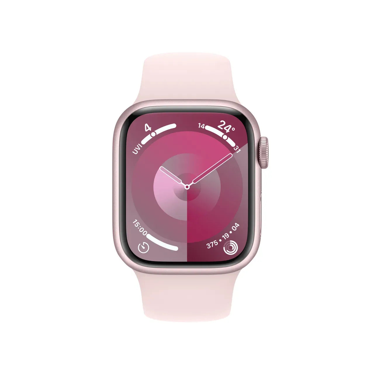 Apple Watch Series 9 GPS 41mm Light Pink Sport Band (S/M) MR933QA/A