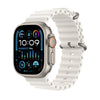 Apple Watch Ultra 2 Cellular, 49mm Titanium With White Ocean Band - MREJ3B/A