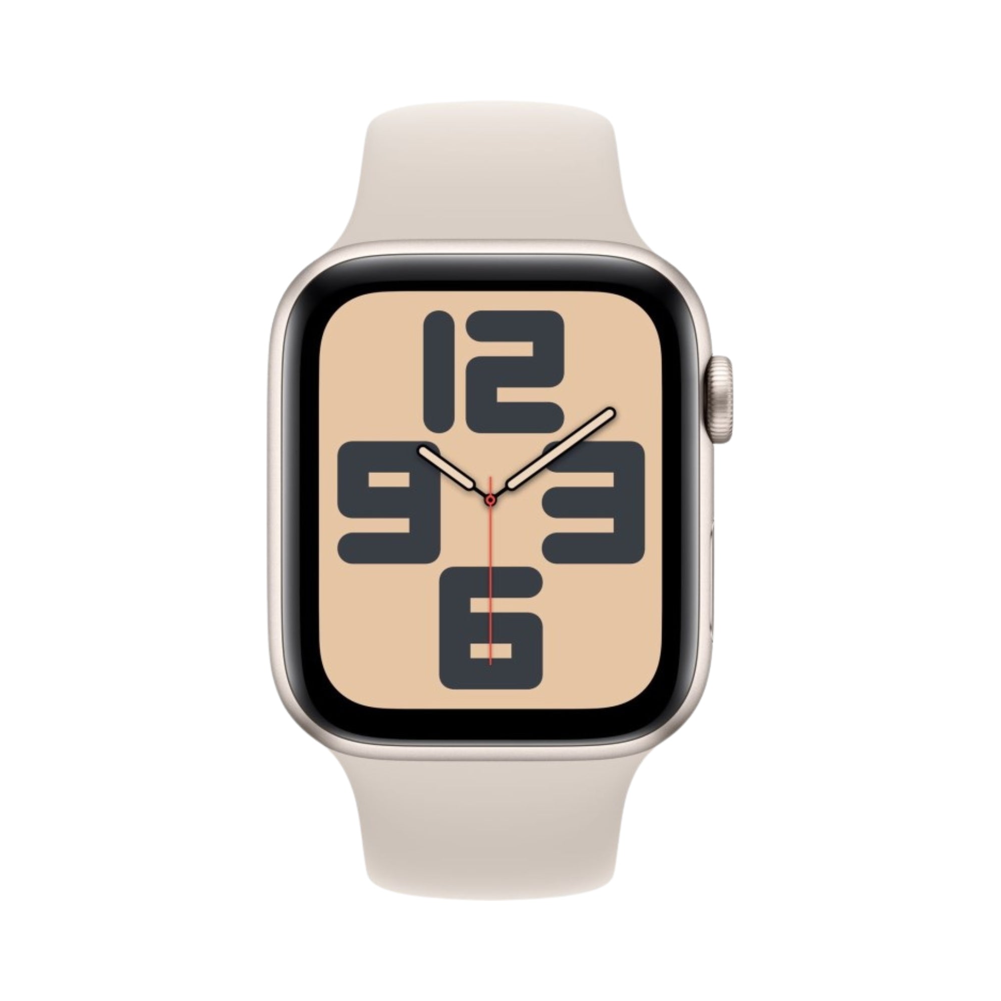 Apple Watch SE (2nd Gen) Cellular 44mm Starlight Case and Sport Band (M/L) MRGX3QA/A