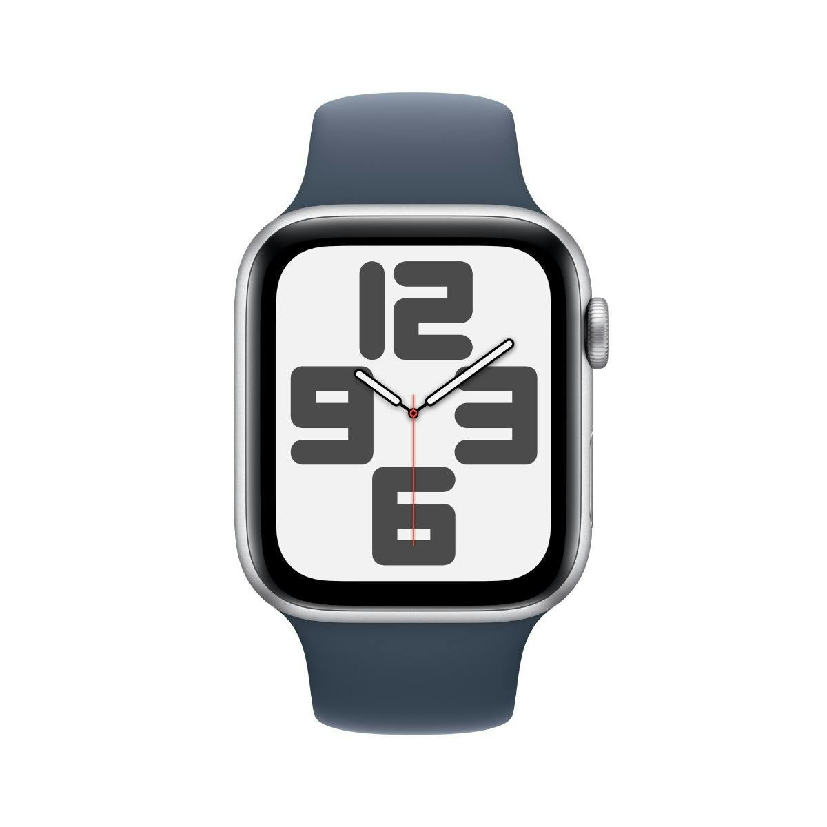 Apple Watch SE Gen 2 GPS 44mm Silver Case Storm Blue Sport Band (S/M) MREC3QA/A