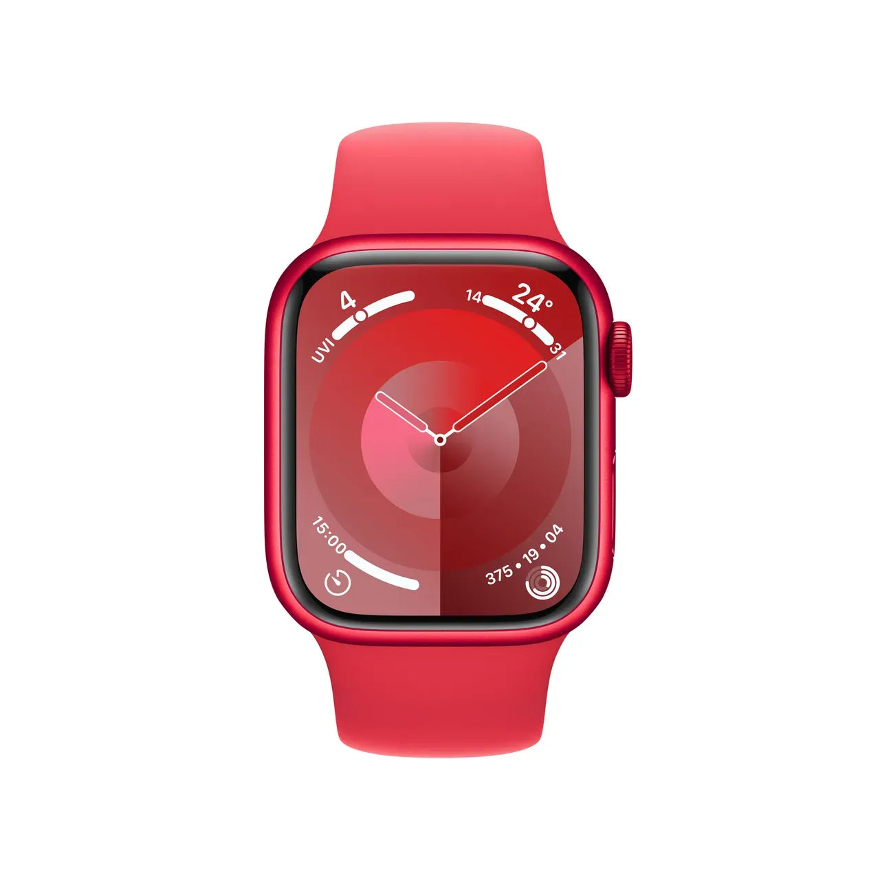 Apple Watch Series 9 GPS 41mm Red Sport Band (S/M) MRXG3QA/A