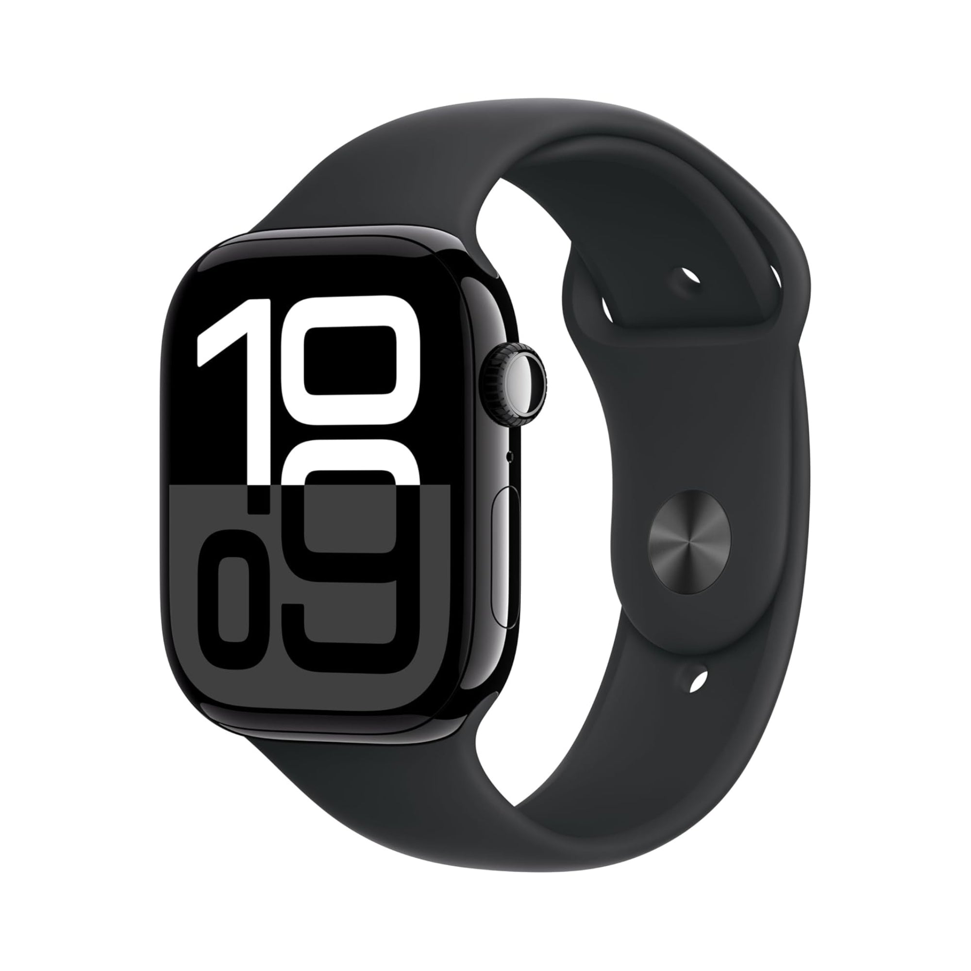 Apple Watch Series 10 GPS 46mm Jet Black Aluminium Case with Sport Band (M/L) MWWQ3QA/A