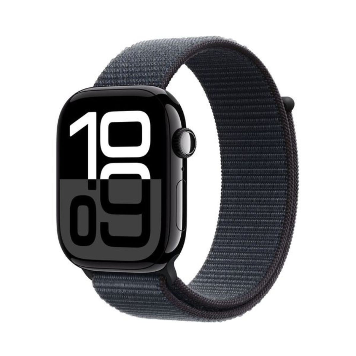 Apple Watch Series 10 GPS 42mm Jet Black Aluminium Case with Ink Sport Loop MWWG3QA/A