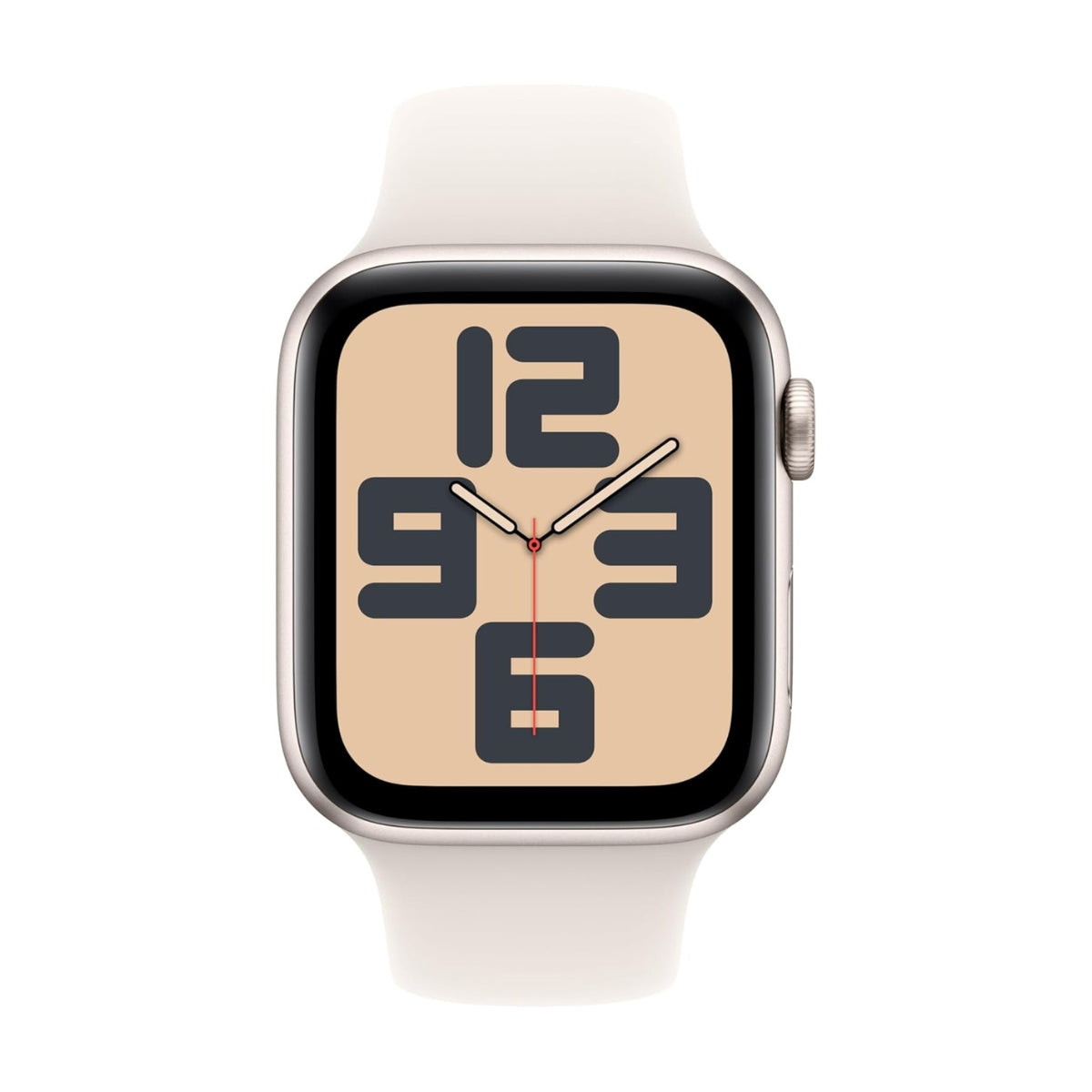 Apple Watch SE Gen 2 GPS 44mm Starlight Case Starlight Sport Band (S/M) MXEU3QA/A