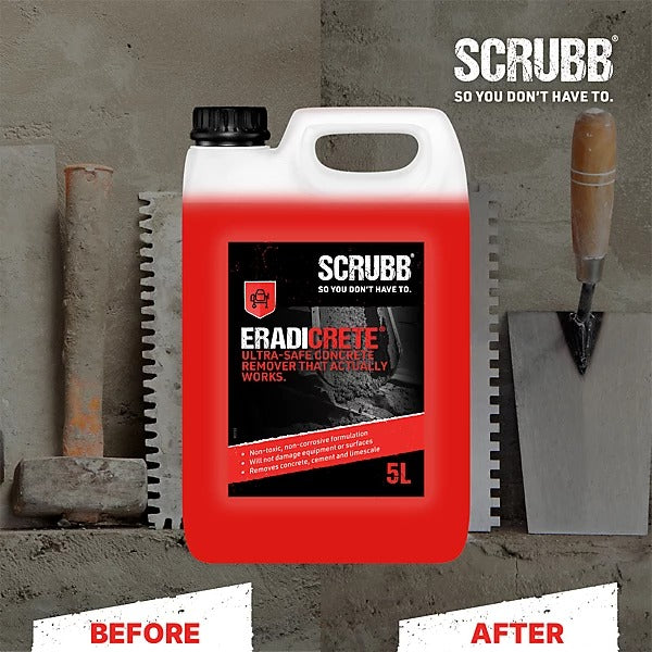 SCRUBB Eradicrete Concrete remover, 5L Jerry can