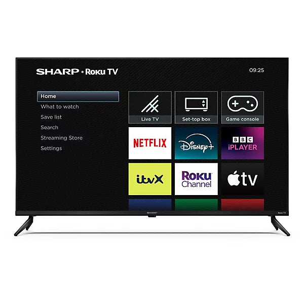 SHARP 43" 4K Ultra HD Roku Smart TV HDR LED – 4T-C43HJ4225KB